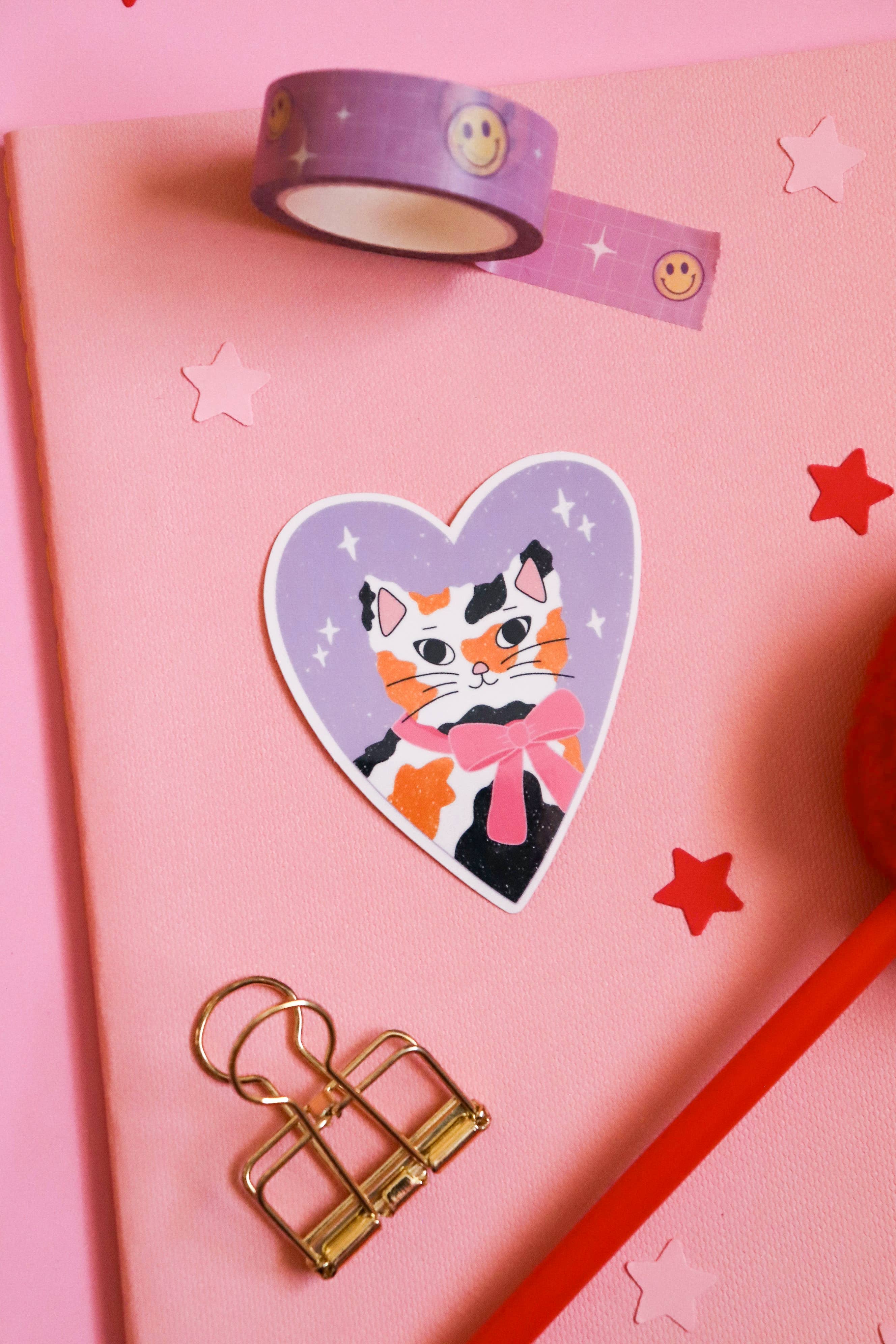 Day Dreamer Studios - Venta al por mayor Pegatina - Celeste the Cat | Adhesivo de vinilo impermeable brillante8