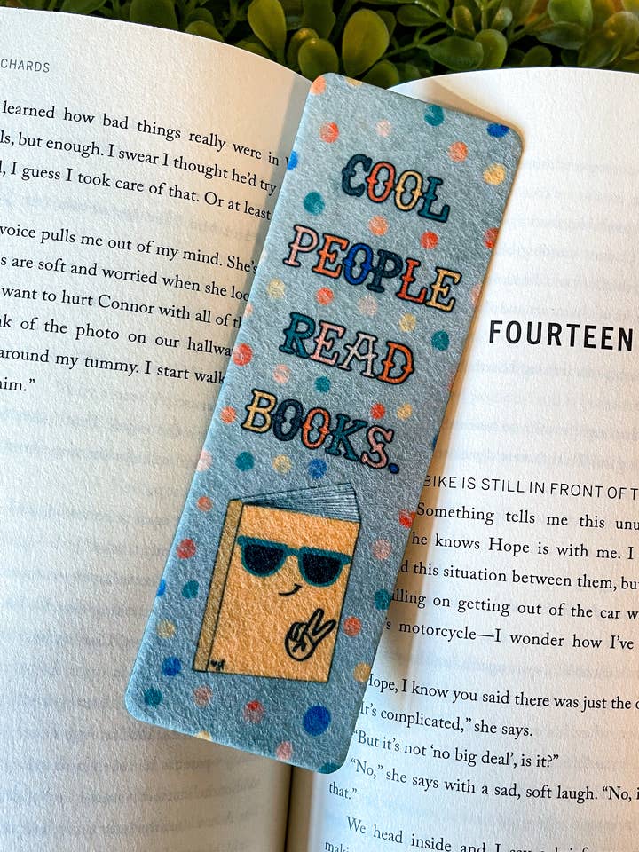 Seje mennesker læser bøger bogmærke for engroshandel hos Sharp Thoughtlings