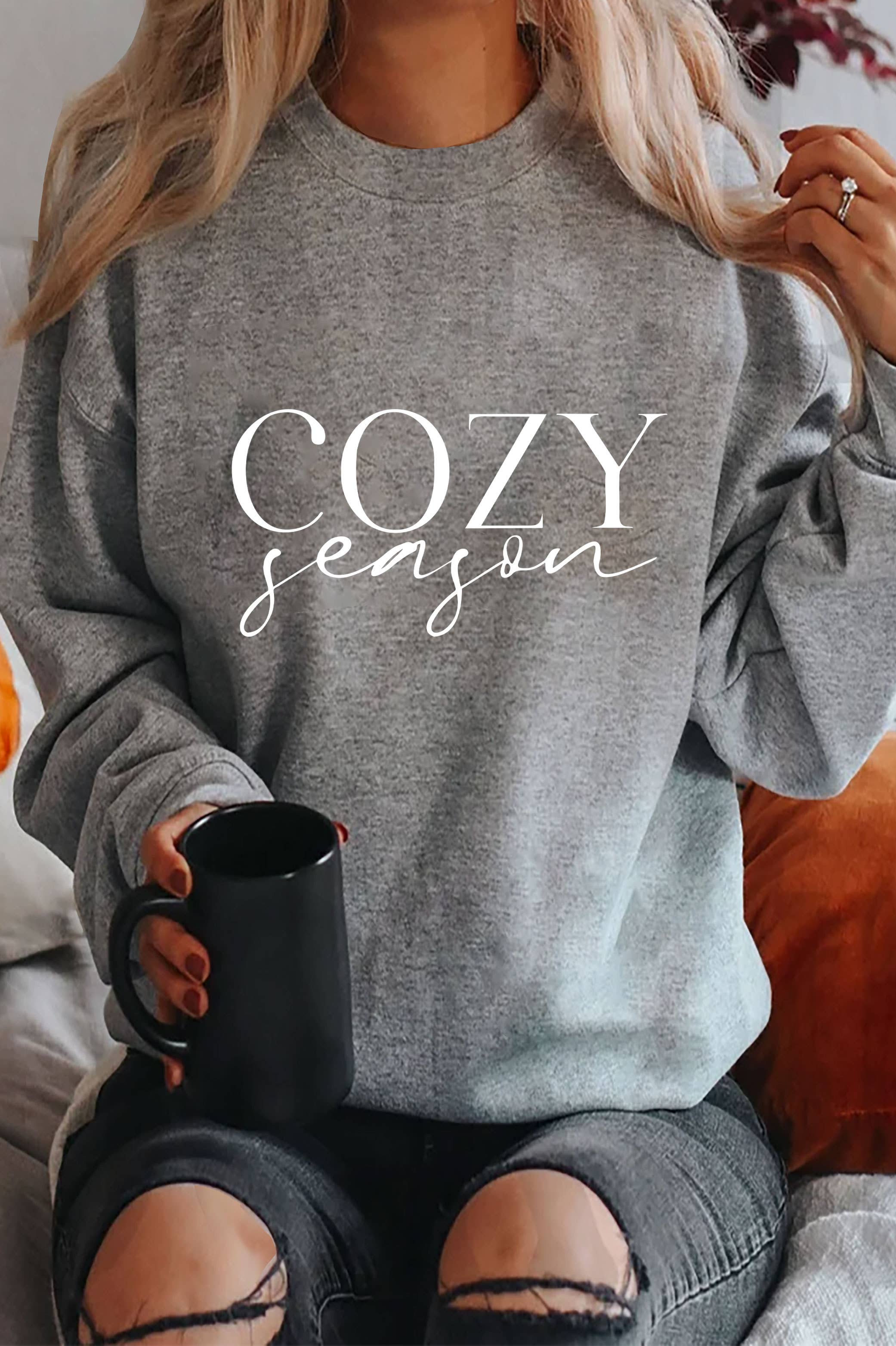 Top Avenue - Wholesale Graphic Sweatshirt - Women's - Cozy Season, Christmas,  Unisex Crew-Neck FLEECE Sweatshirt10