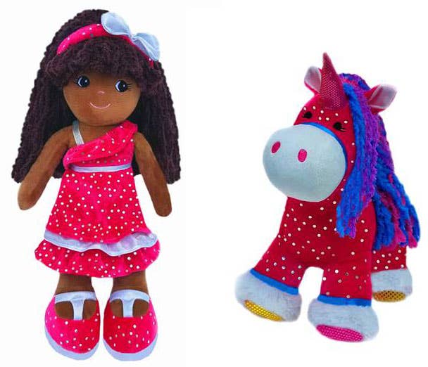 GirlzNDollz - Wholesale Doll - Kids - Promo bundle set - Emme Sparkle & unicorn