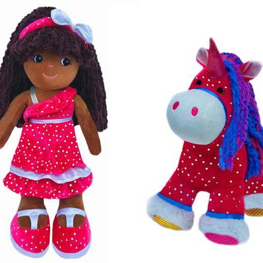 GirlzNDollz - Wholesale Stuffed/Plush Toy - Kids & Baby - Sparkles - The Pink Sparkle Unicorn1
