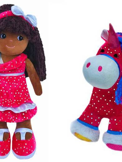 Set di pacchetti promozionali - Emme Sparkle & unicorn per la vendita all'ingrosso da parte di GirlzNDollz