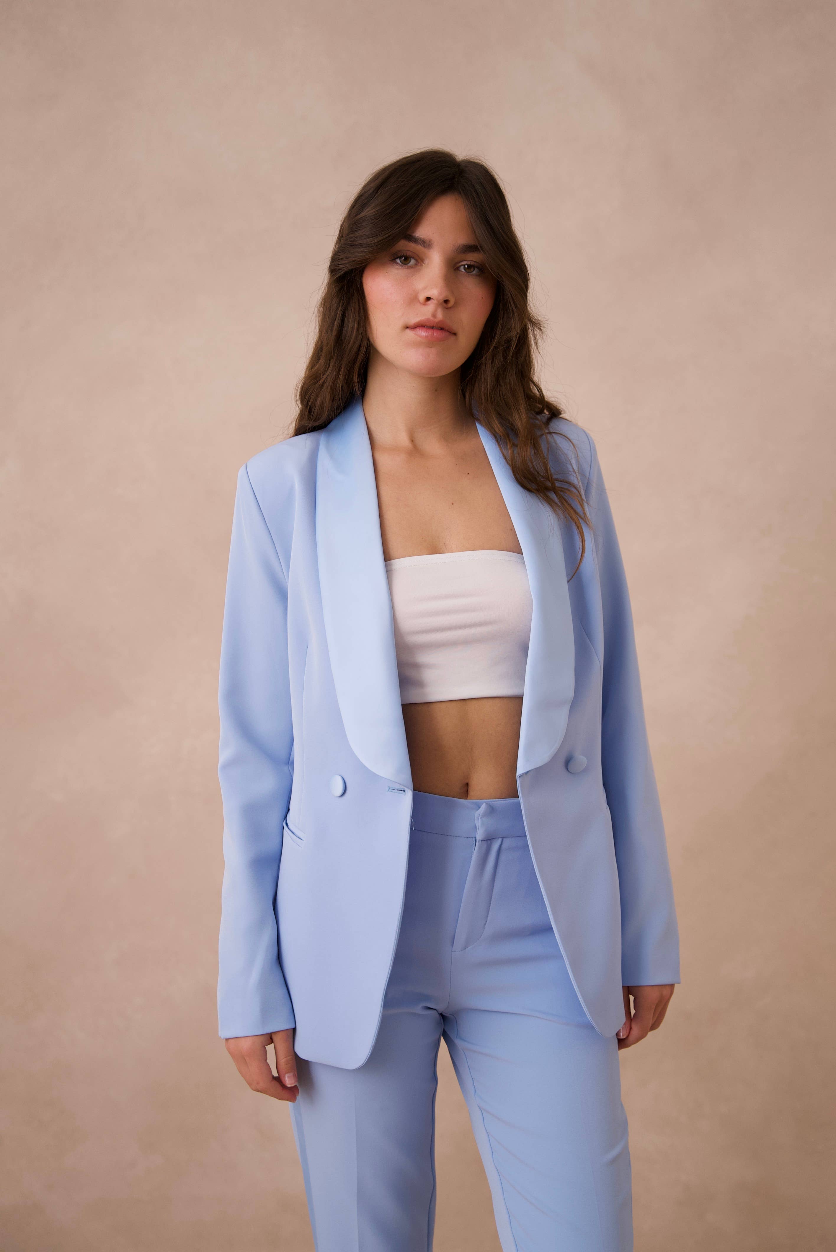 Attentif Paris – Engroshandel Habitjakke – til kvinder – Slim fit plain smokingjakke53