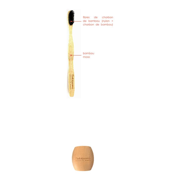 Bamboo toothbrush holder for wholesale by Bijin