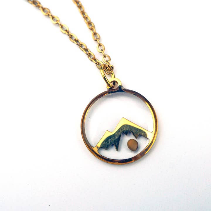 The Pretty Pickle - Wholesale Pendant/Charm Necklace - Tiny Mountain Mustard Seed Necklace2