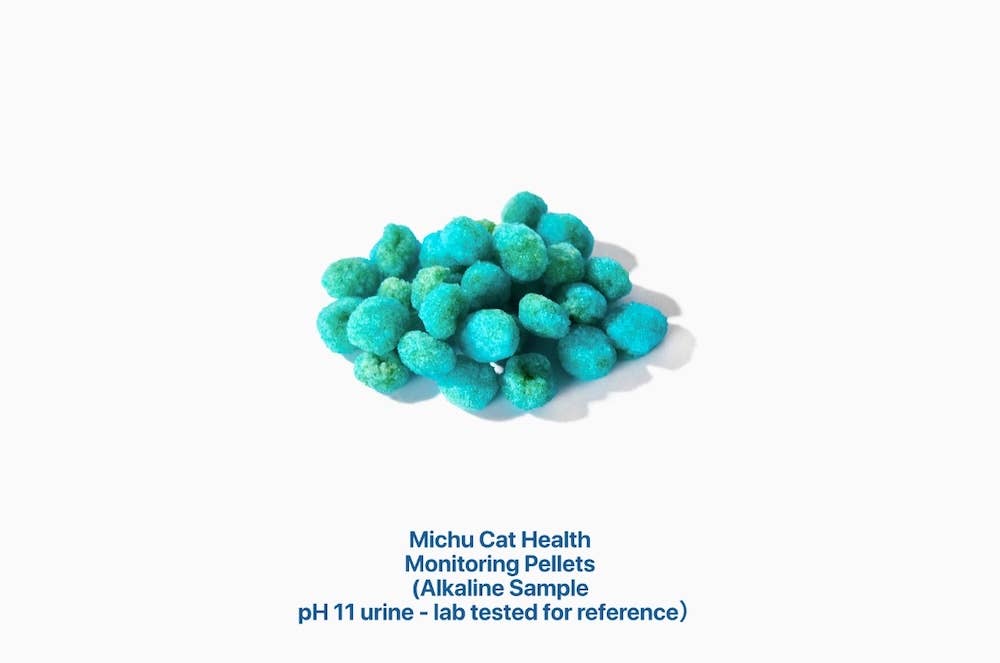 MichuPet - Wholesale Cat Litter - Michu Cat Health Monitoring Pellets - Colour Changing Indica9