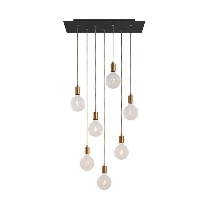 Pendellampe med 7 fald med XXL Rose-One rektangulær 675 for engroshandel hos LIGHTINUP S.R.L.