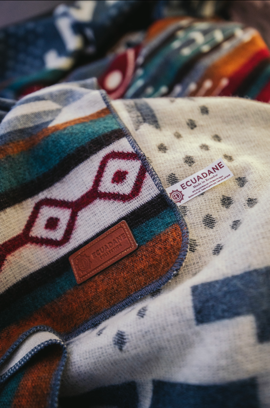 Ecuadane - Vente Plaids - Couverture aztèque occidentale, literie sud-ouest, décoration d'intérieur8