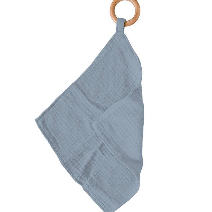 Blue Fog Cotton Newcastle Teether for wholesale by Newcastle Classics
