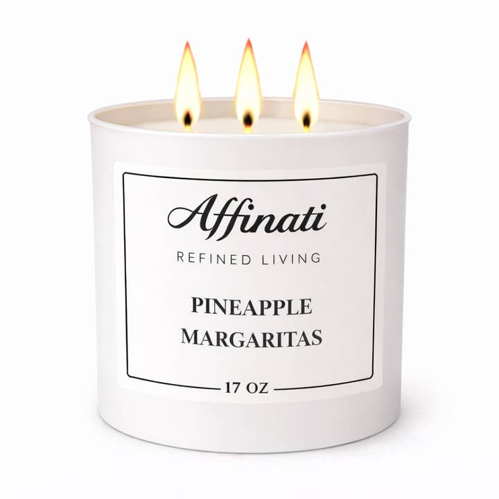 3-Wick Pineapple Margaritas Candle for wholesale by Affinati