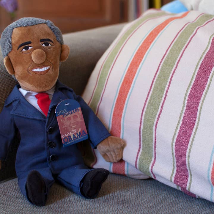 Unemployed Philosophers Guild – Engroshandel Plyslegetøj - Børn og baby – Barack Obama Lille Tænker2