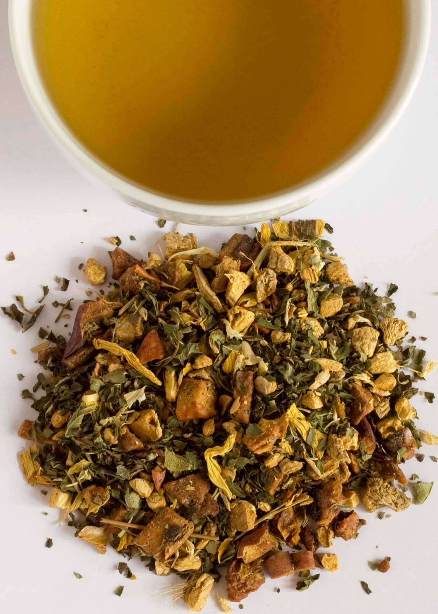 Trader Nicks Tea Company - Wholesale Health/Detox Tea - Rumbly in My Tumbly Ginger Mint Herbal Tea1