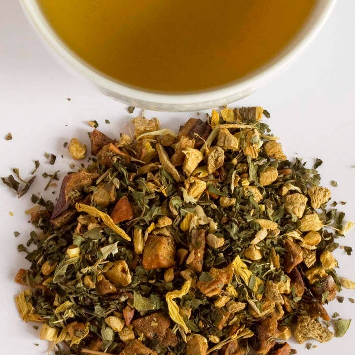 Trader Nicks Tea Company - Wholesale Health/Detox Tea - Rumbly in My Tumbly Ginger Mint Herbal Tea1