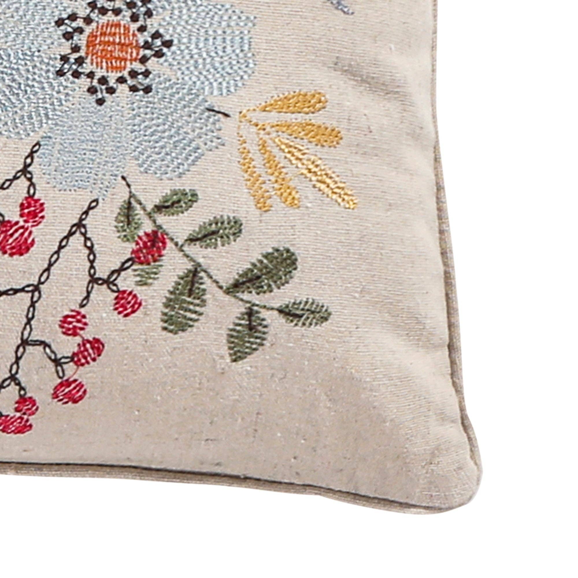 Levtex Home - Wholesale Throw/Decorative Pillow - Angelica Linen Bird Embroidered Pillow3