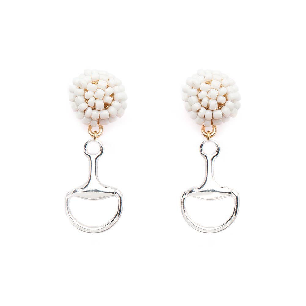 Fornash - Wholesale Dangle Earrings - Seed Bead Earrings - Bit - Silver6