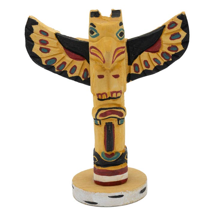 Pawnee Bill’s - Wholesale Decorative Figurine - Hand Carved Wooden Totems