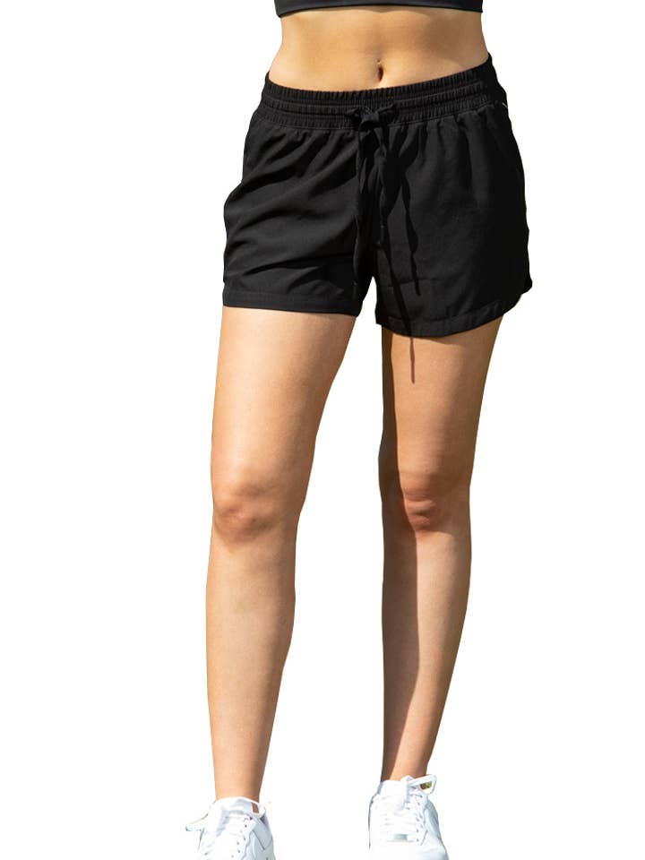Short de course noir pour femmes pour la vente par LaSculpte