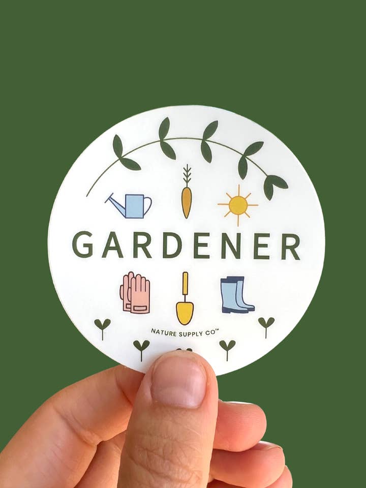 Gardener Sticker – Nature Gift Idea for wholesale by Nature Supply Co