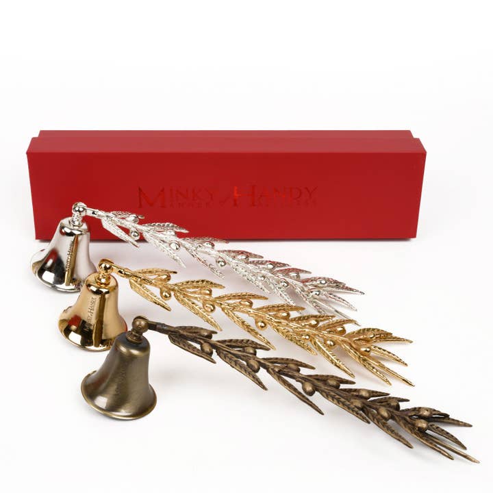Brass Olive Branch Candle Snuffer for wholesale by MINKY HANDY