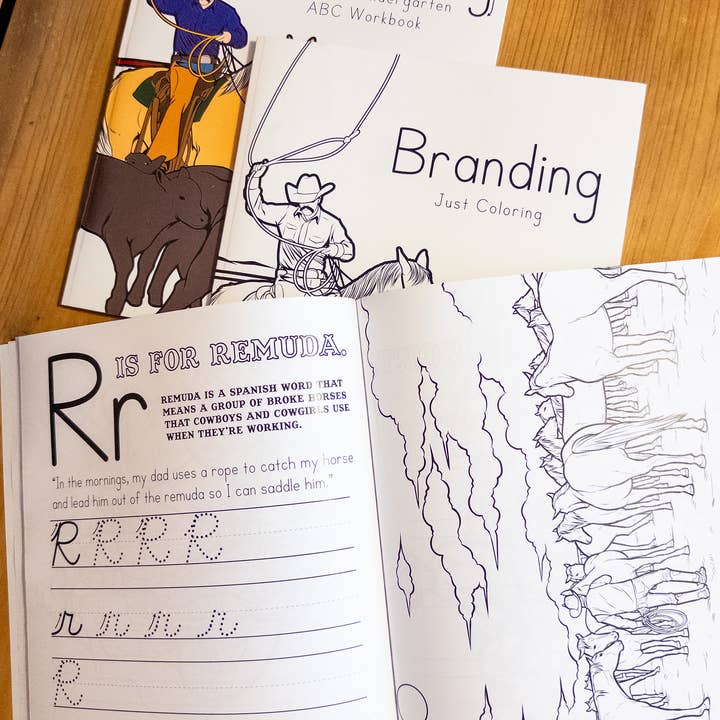 Bored on the Range, LLC - Wholesale Coloring & Activity Book - Kids & Baby - Branding: Cursive Handwriting Workbook3