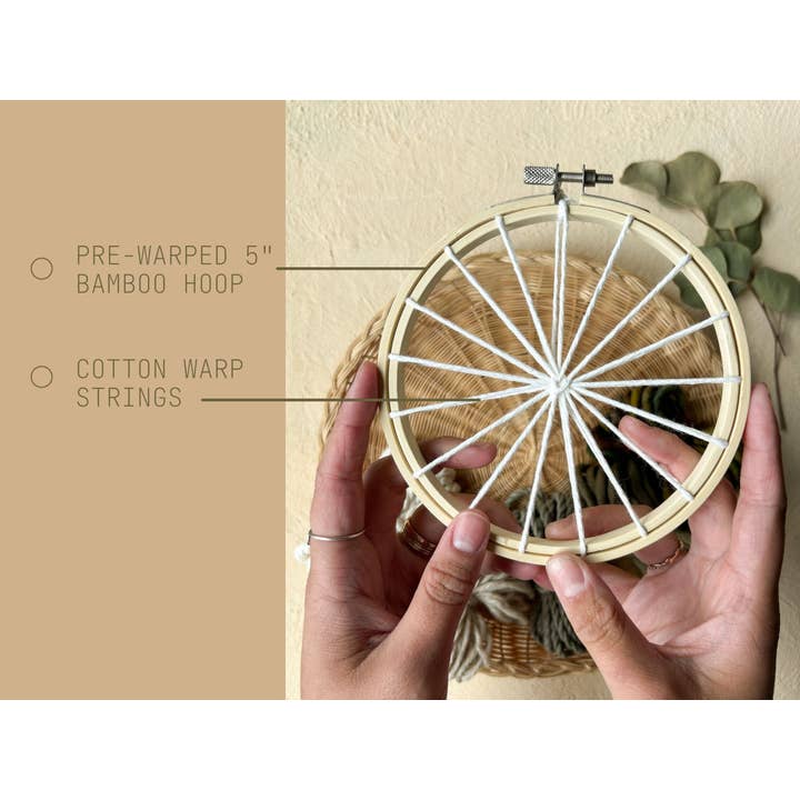 Euca Design - Wholesale DIY Craft Kit - Beginner Round Weaving Kit