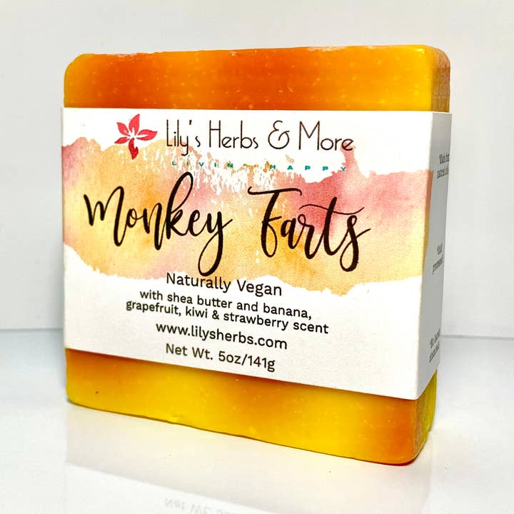 Monkey Farts Vegan Soap for wholesale by Lily’s