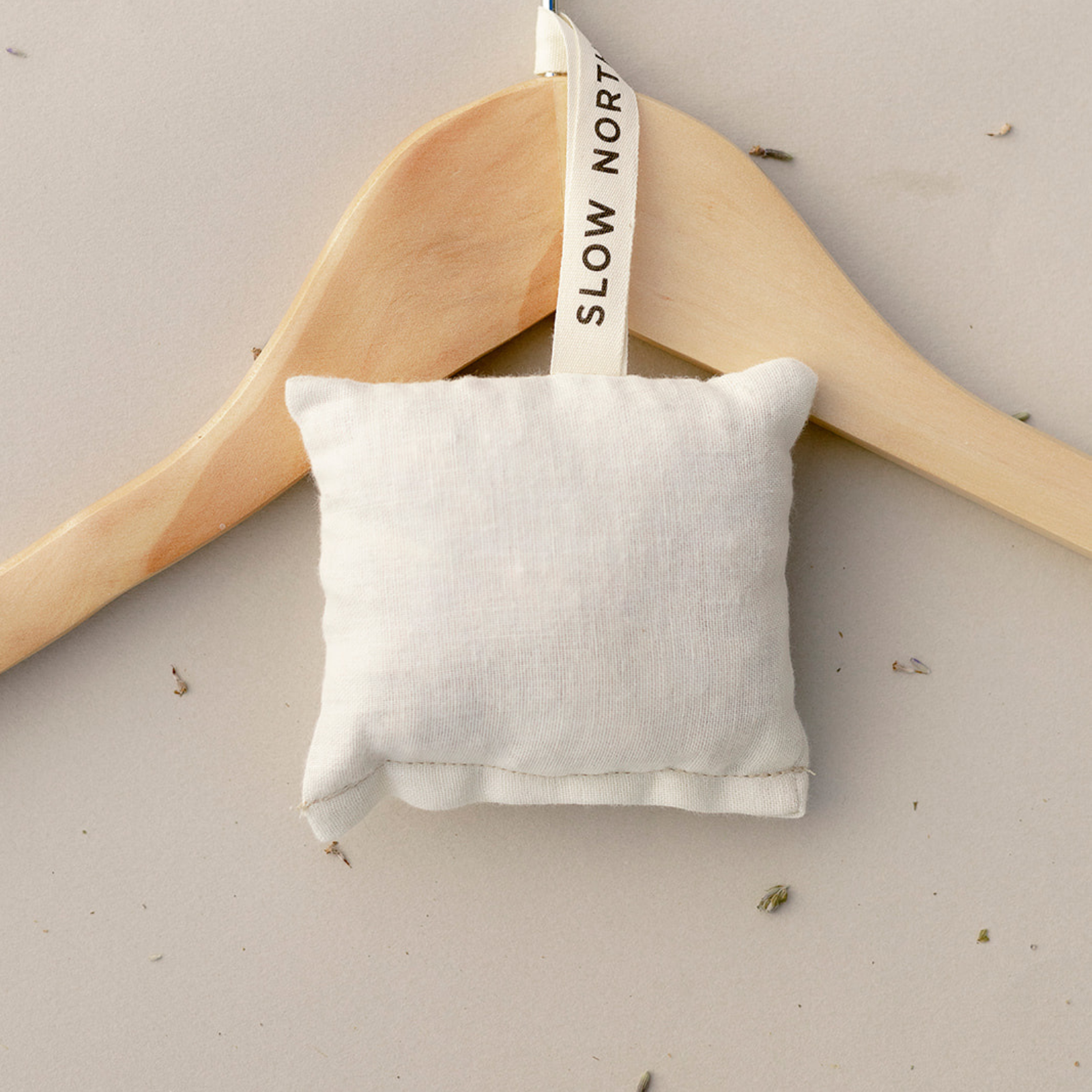 Slow North - Wholesale Sachet - Lavender + Cedar Sachet Pouch - Cotton Natural1