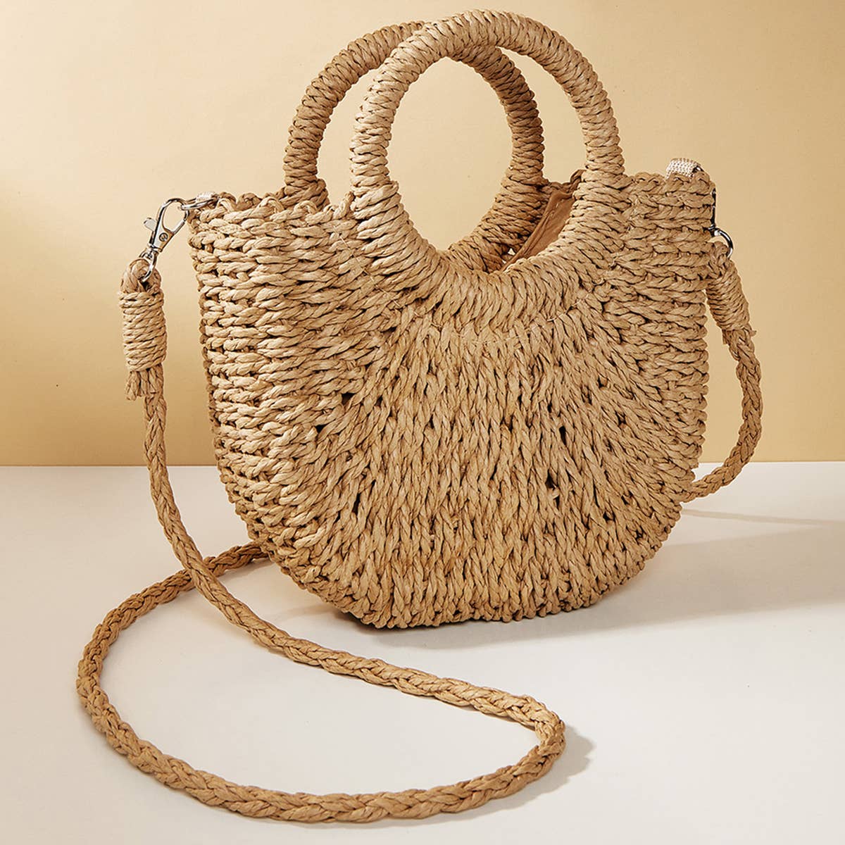 ACCITY - Wholesale Beach Bag - Small Crossbody Bag, Straw Bags For Women_CWAB08040