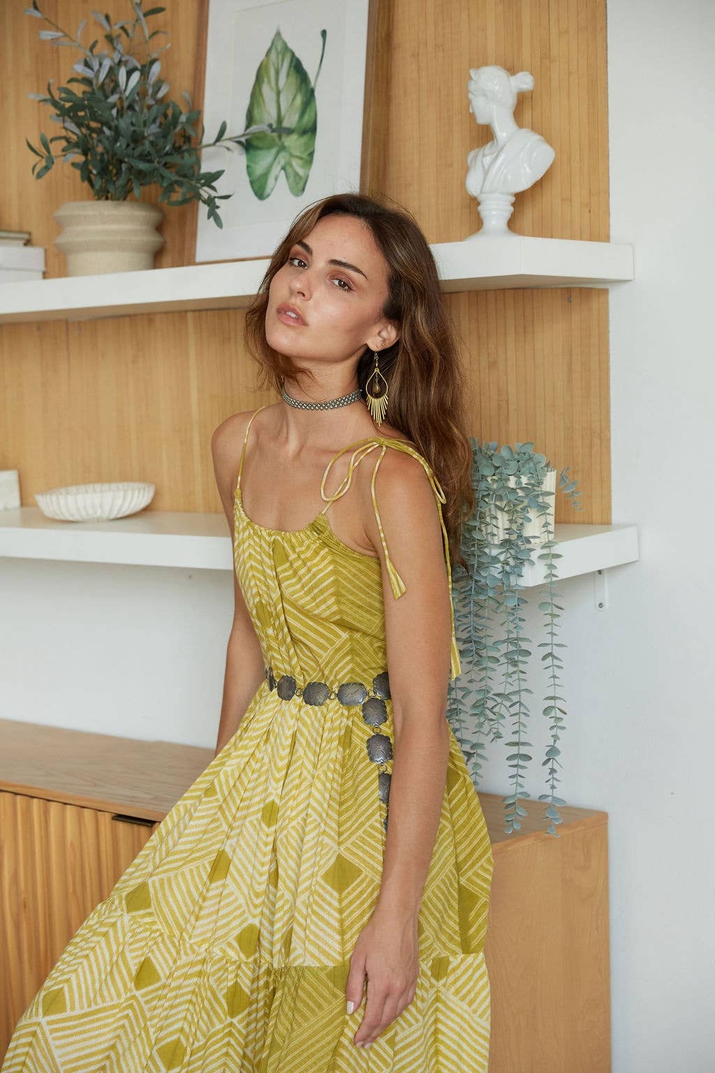 The Fox and The Mermaid - Wholesale Jurk - Dames - Handgeverfde Shibori maxi-jurk (Udvita)6