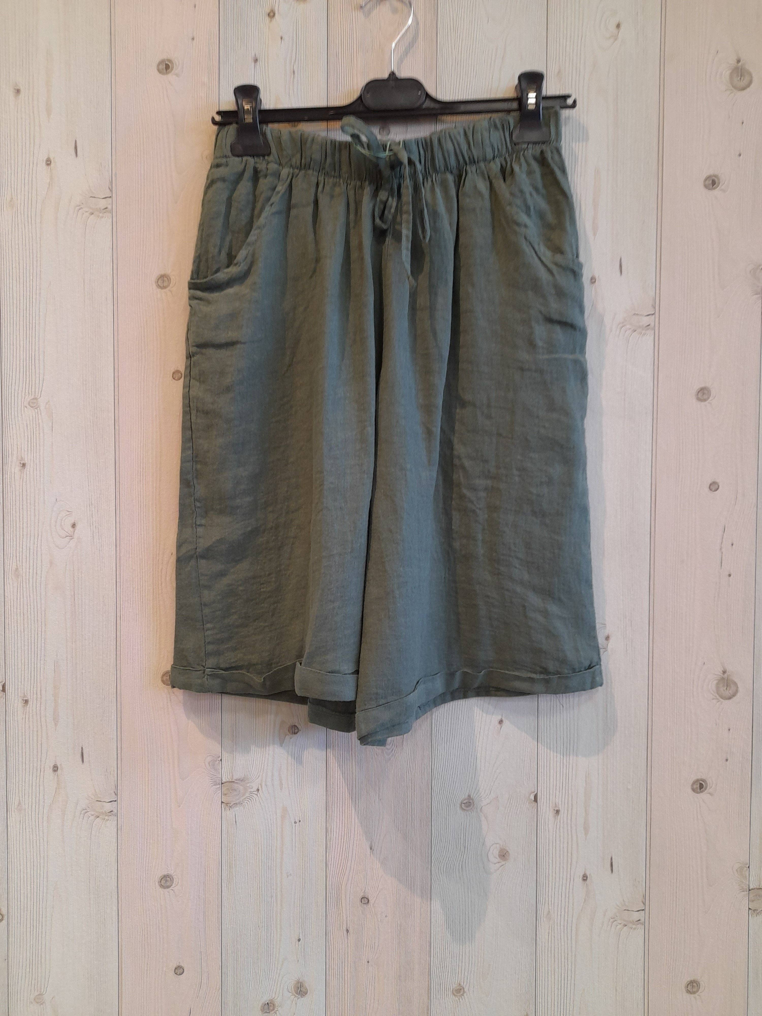 Linen & More - Venta al por mayor Pantalones cortos - Mujer - REF 15832 BERMUDAS DE MUJER LINO 100%0