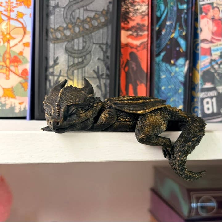 3d Printed Sleeping Dragon Bookshelf Decoration for wholesale by Awfullynerdy.co