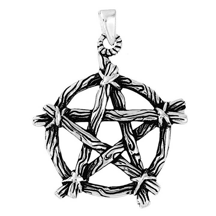 Deslumbrante Pendente de Prata 925 em Forma de Pentagrama (USA-DDP) por atacado de Silver Jewellery Cavern Wholesale