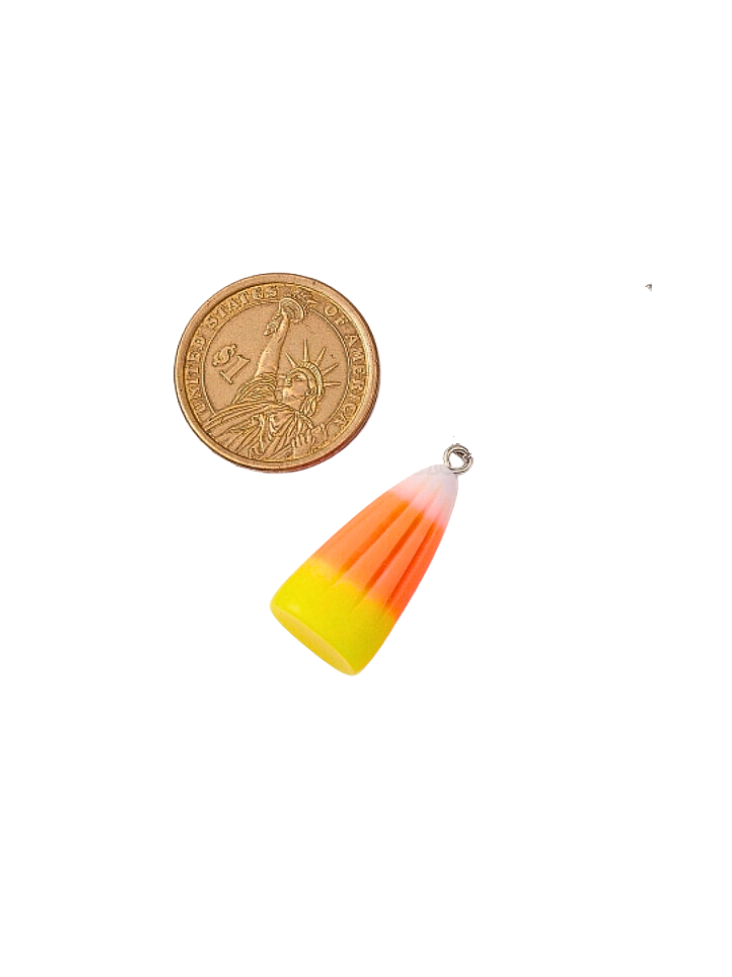 The Charm Bar Company – wholesale Individual charm/pendant – * Candy Corn Lanyard Charm1