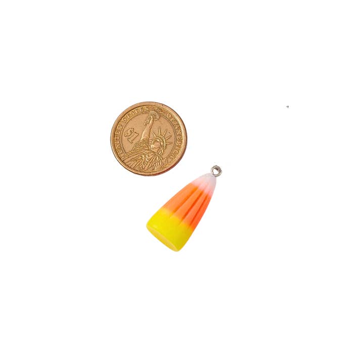 The Charm Bar Company – wholesale Individual charm/pendant – * Candy Corn Lanyard Charm1