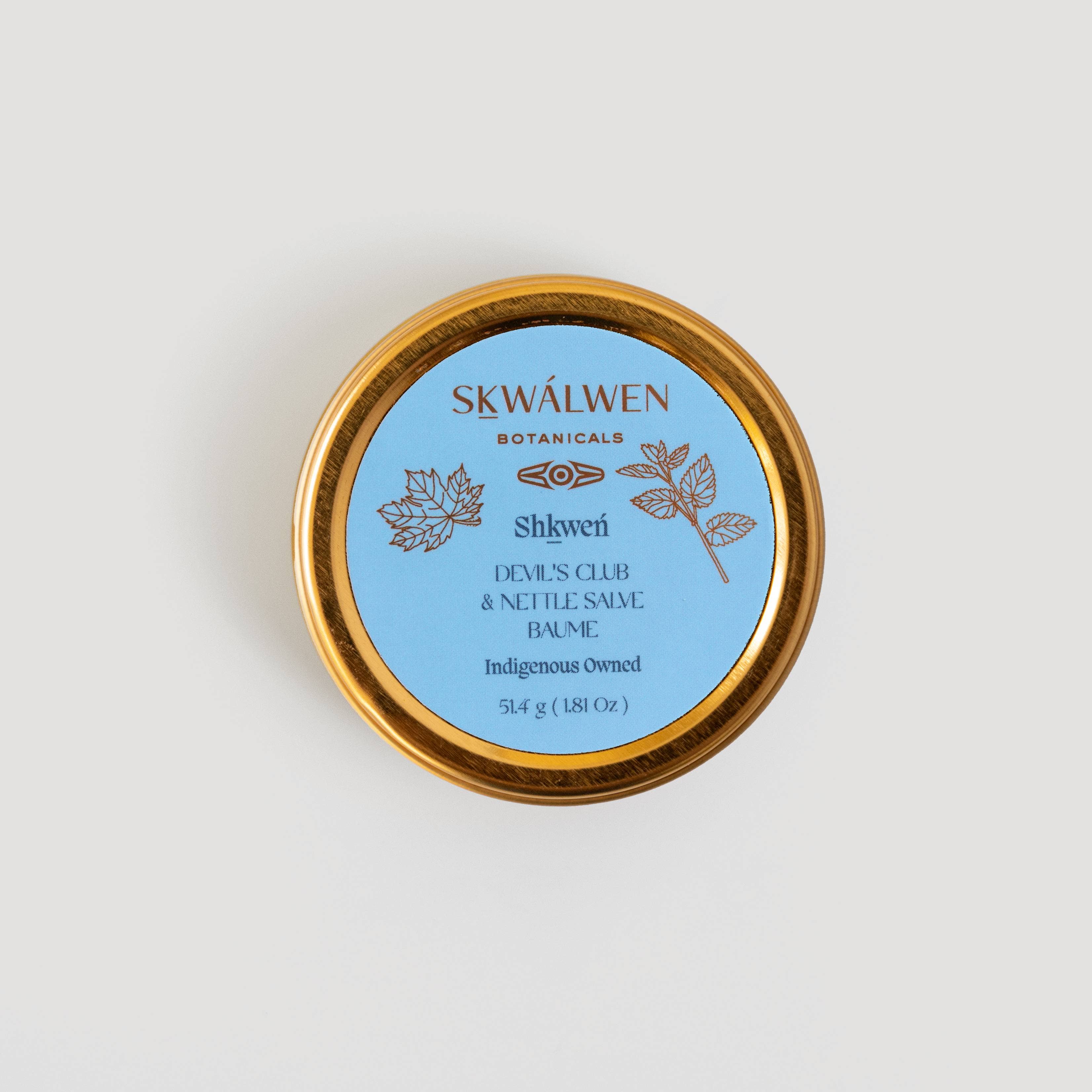 Skwálwen Botanicals - Wholesale Healing Salve/Balm/Cream - Shkweń Devil's Club & Nettle Salve0