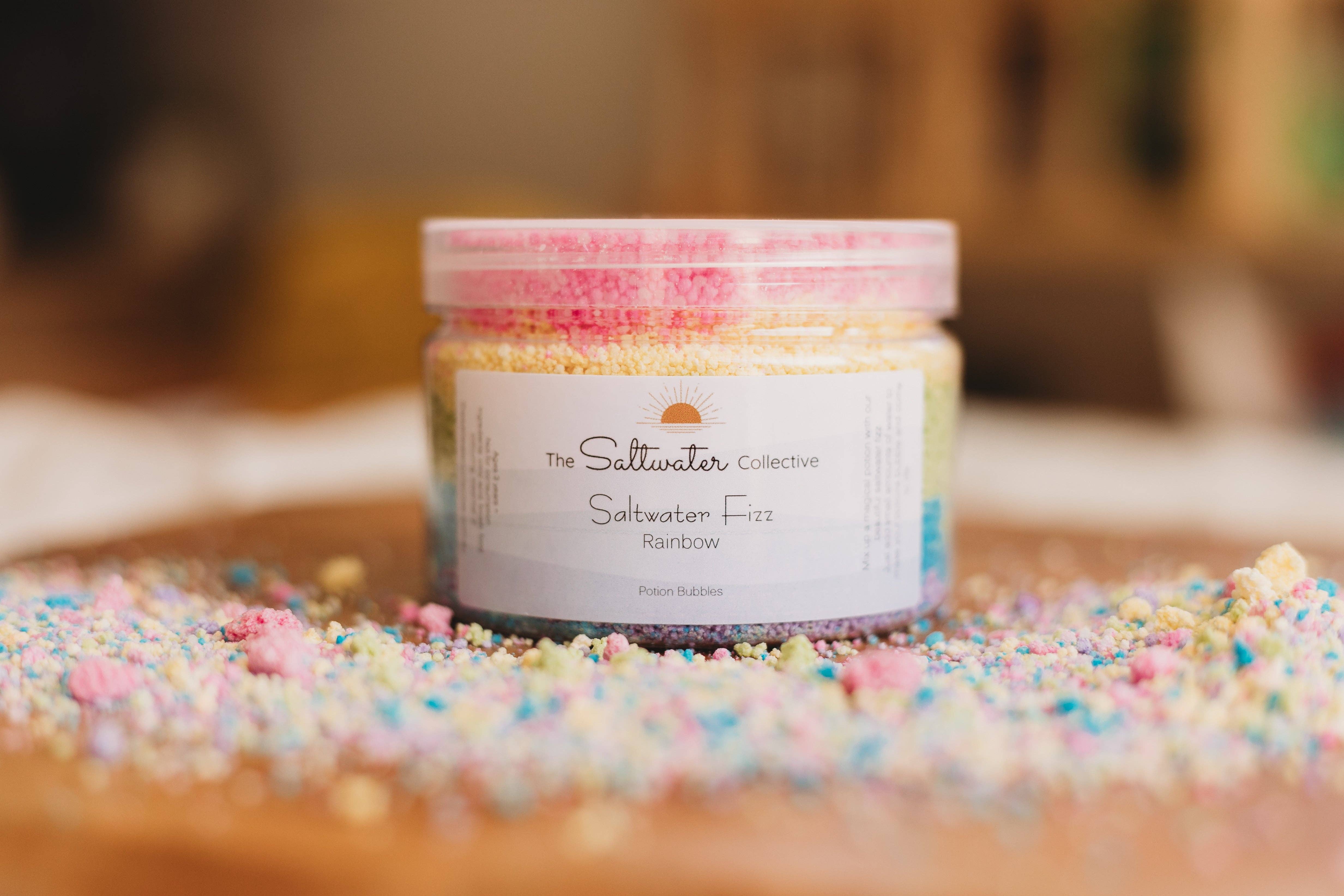 The Saltwater Collective - Wholesale DIY craft kit – Child - Rainbow Saltwater Fizz - Medium potion bubbles1