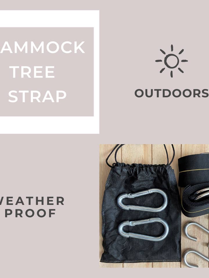 Outdoor Hammock Hanging Tree Strap for wholesale by Limbo Imports Hammocks