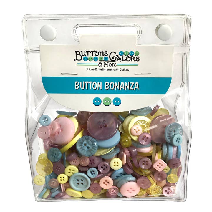 Buttons Galore & More - Vendita all'ingrosso Bottone a pressione/da cucire - Bottoni colorati per artigianato e cucito Button Bonanza