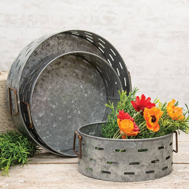 Col House Designs - Wholesale Decorative Tray - 3/Set, Metal Trays1