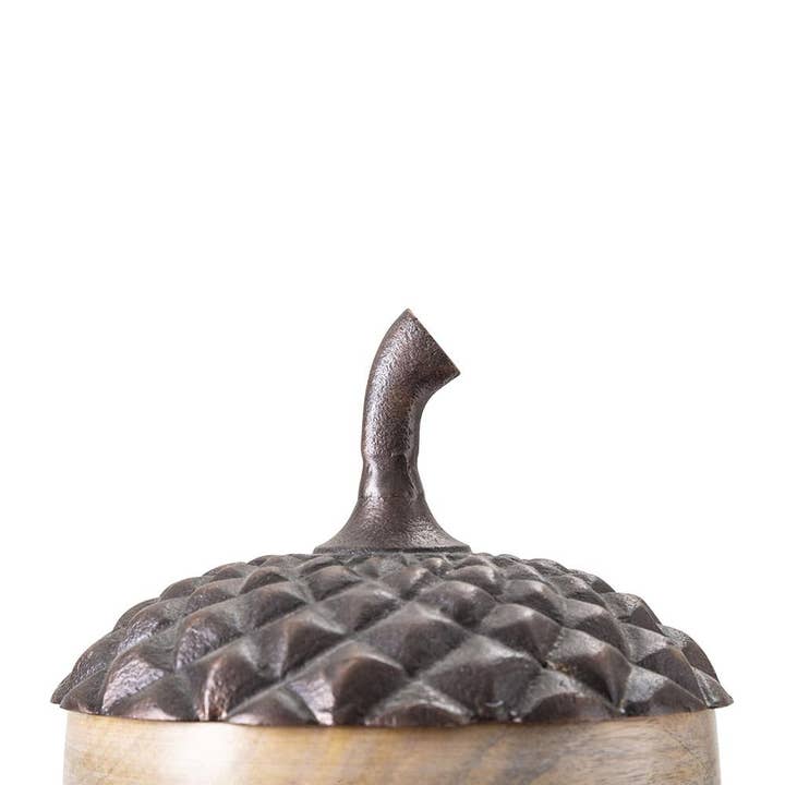A&B Home Group Inc. - Wholesale Decorative Tabletop Object - S/2 Aluminium And Wood Acorns5