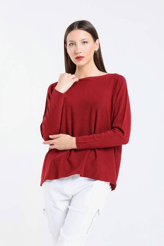 TINA Stephens Italy/Tees By Tina - Wholesale Knit Sweater - Women's - Laurin Seriously Soft Jewel Neck Sweater (BLS425)17