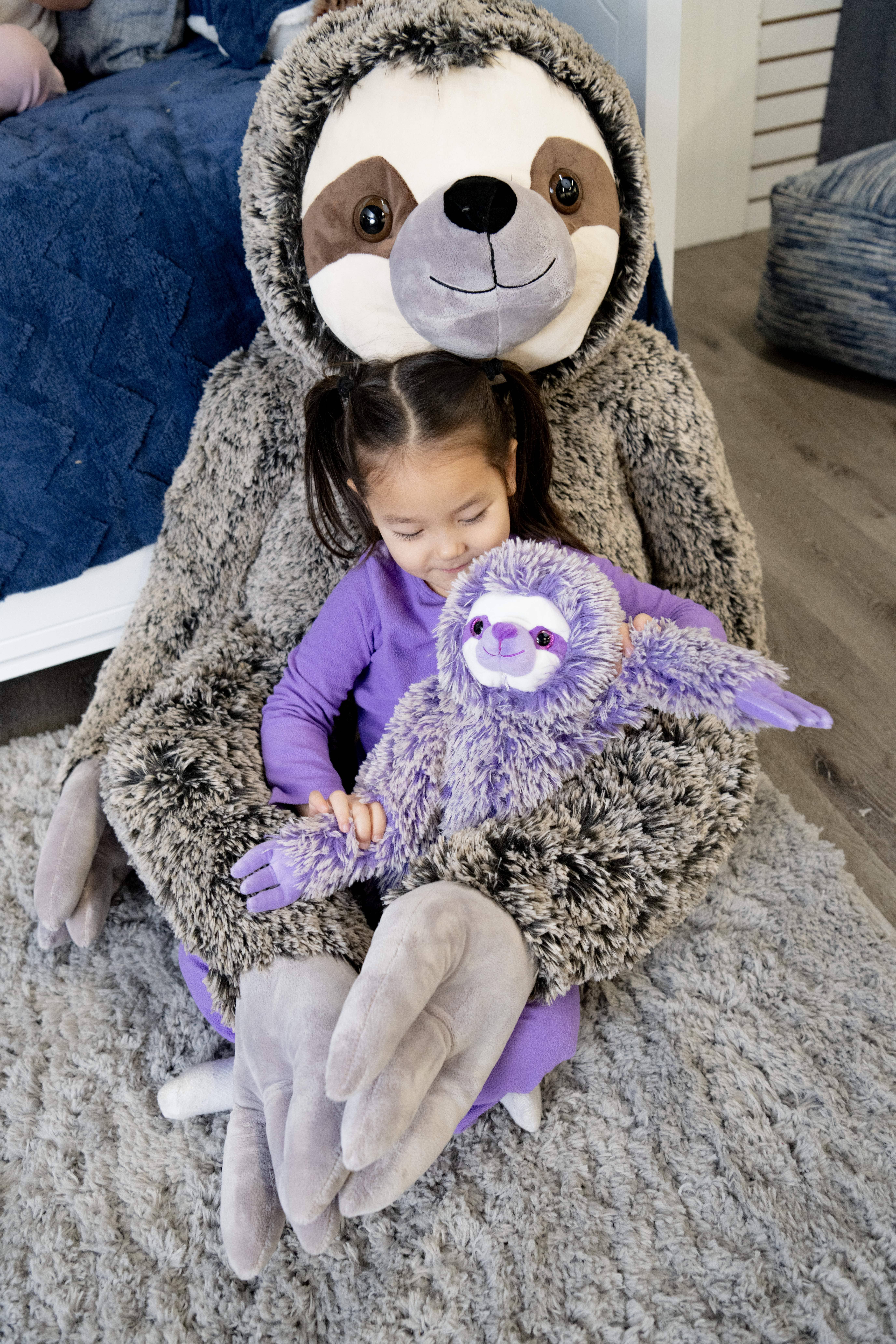 The Petting Zoo - Wholesale Stuffed/Plush Toy - Kids & Baby - 20" (50cm) Purple Pazzion Sloth5