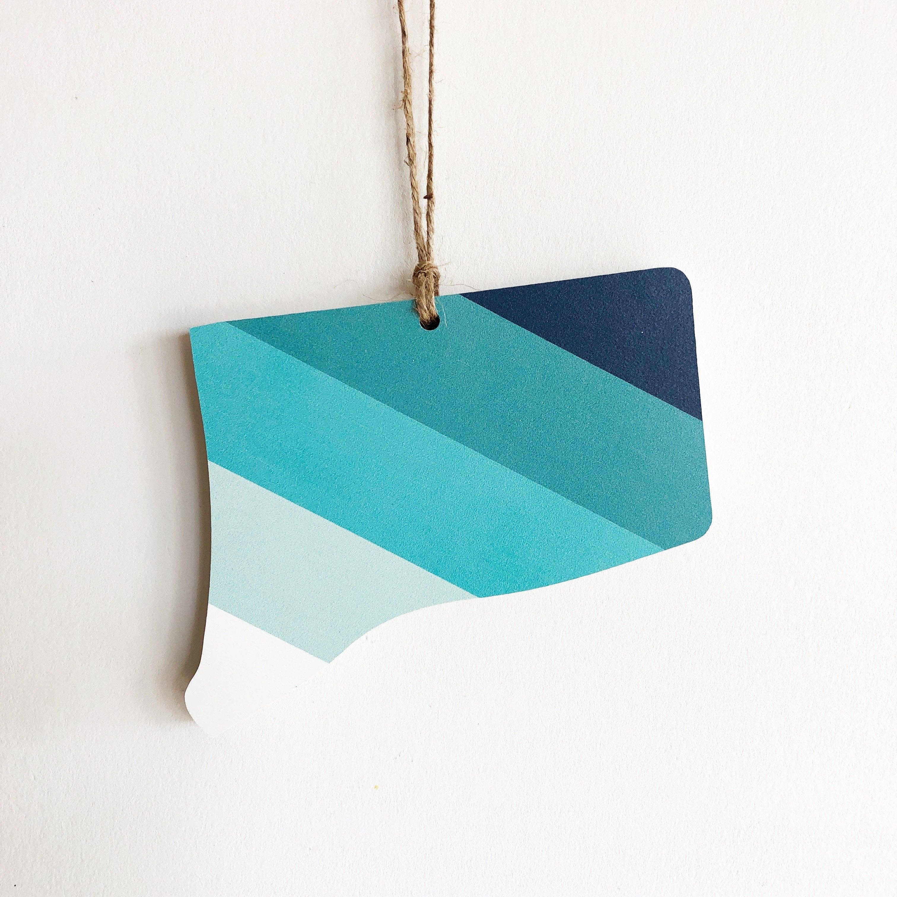 Hemlock & Heather - Wholesale Ornament - Comal Stripes State Ornaments53