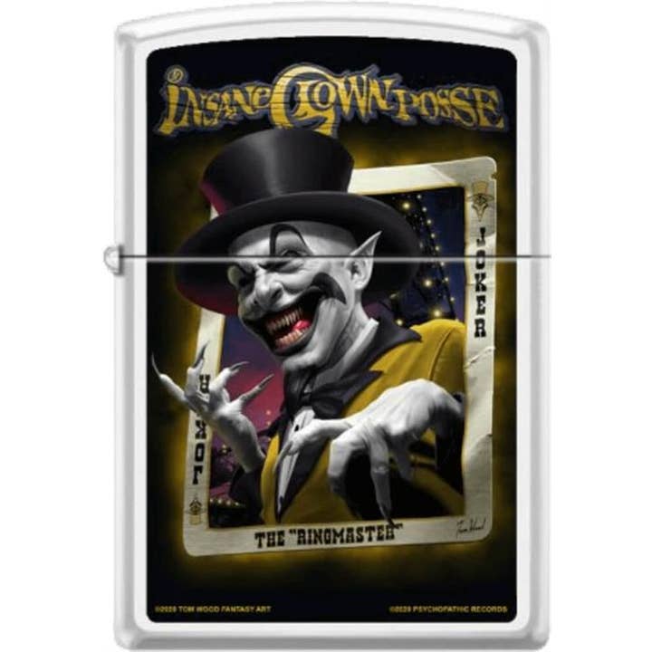 Scorpio Posters - Wholesale Lighter - ICP Ringmaster - White Matte Zippo Lighter