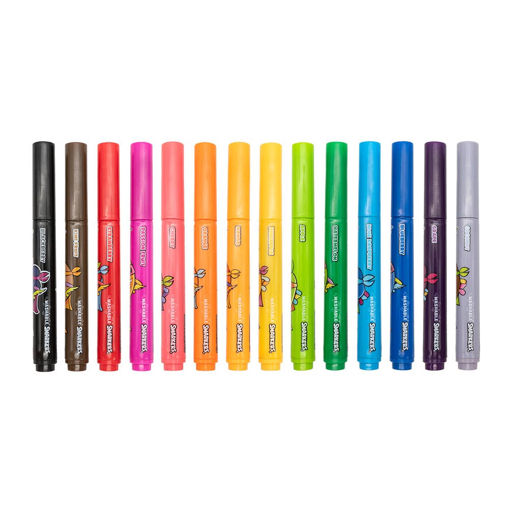 Scentco, Inc - Wholesale Markers - Kids & Baby - Smarkers - Washable Scented Markers - 14pk6