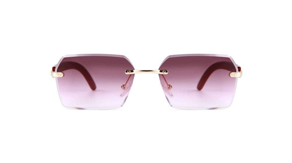 Antigone - Wholesale Sunglasses – Women's - Sam Sunglasses - Pink Brown Tort1
