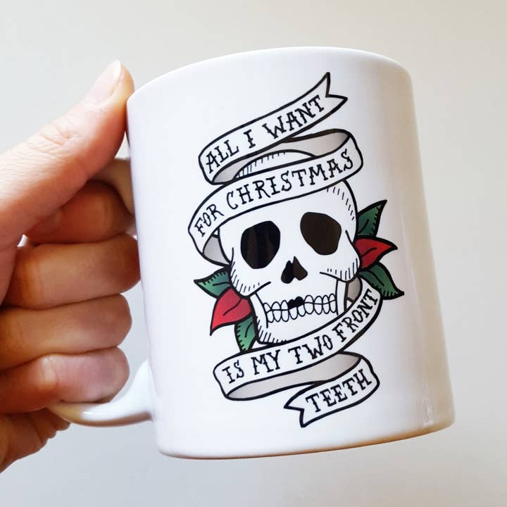 Handmade Joshua Red Hand Drawn "All I Want For Christmas Is for wholesale by Matriarch Handmade