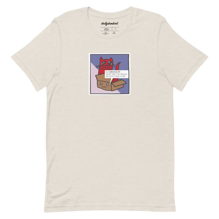 T-shirt Big Question pour la vente par dailydumbcat