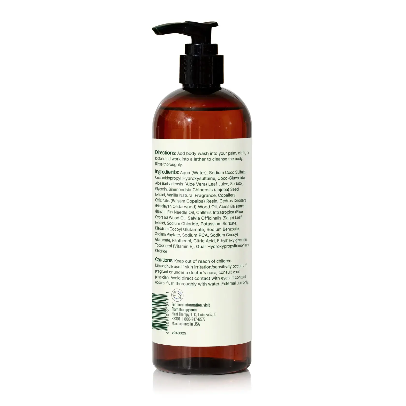 Plant Therapy - Wholesale Body Wash/Shower Gel - Vanilla Woods Body Wash 16 oz8