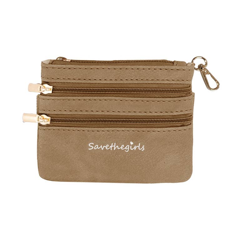 Save The Girls - Wholesale Pouch - Women's - Vegan Leather Zippered Pouch13